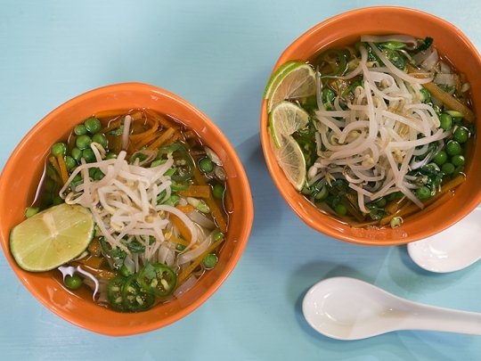 Азиатска зеленчукова супа
