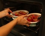 Пълнени домати с бекон и яйца 7