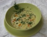 Супа от тиквички, картофи, моркови и пресен лук 7