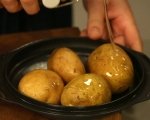 Печени картофи с плънка от гъби