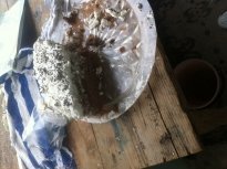 Торта с течен шоколад и сметана