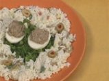 Пълнени яйца със сардини и оризова салата 3