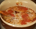 Пилешко с доматен сос и моцарела 8