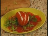 Салата от домати с рулца от раци 4
