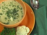 Супа от печен карфиол