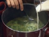 Крем супа от коприва с пъдпъдъчи яйца 4