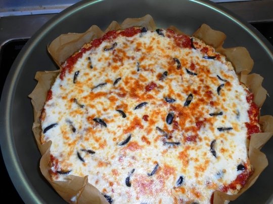 Пица с блат от карфиол  