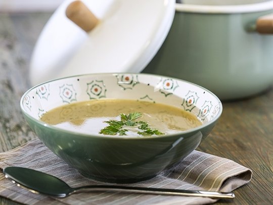 Крем супа от чесън и лук