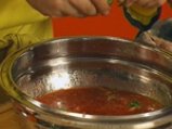 Печена скумрия в пресен доматен сос 2