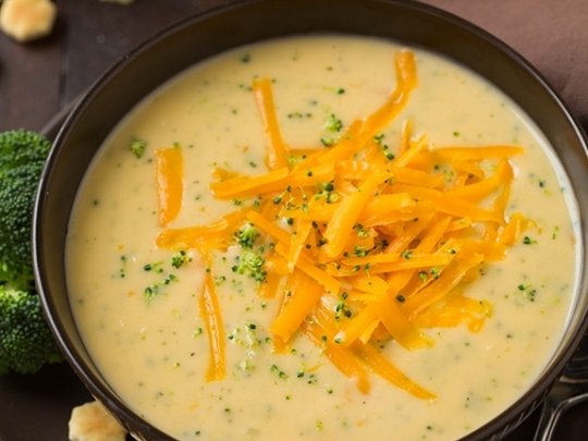 Супа със сирене и броколи