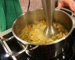 Супа от печени тиквички и нахут 8