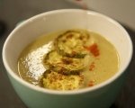 Супа от печени тиквички и нахут 9