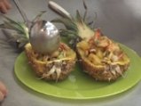 Тай скариди в кокосово мляко с ананас 4