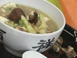 Кисело-сладка супа със свинско и тофу
