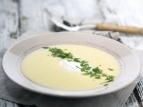Крем супа с картофи и праз