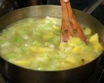 Крем супа с картофи и праз 3