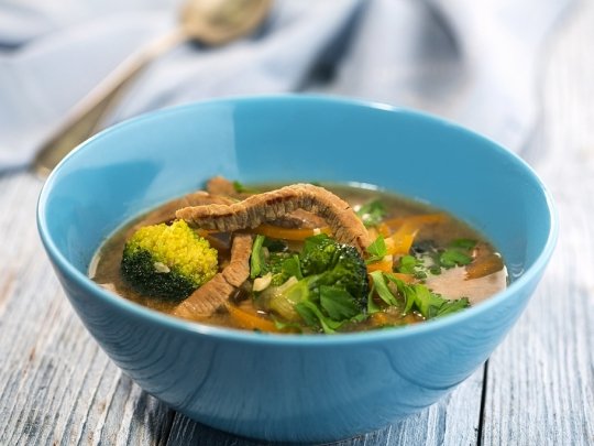 Телешка супа в азиатски стил