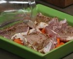 Сочни свински котлети с печени моркови 7