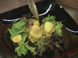 Пилешка салата със зелен фасул и картофи 5