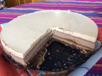 Торта три шоколада
