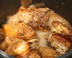 Пържено пиле с чесън (Челамичка по родопски)