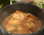 Пържено пиле с чесън (Челамичка по родопски) 2