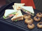 Сандвичи с печени печурки и чушкова майонеза 5