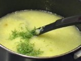 Чеснова супа с тиквички 5