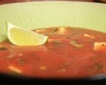 Студена доматена супа с авокадо 5