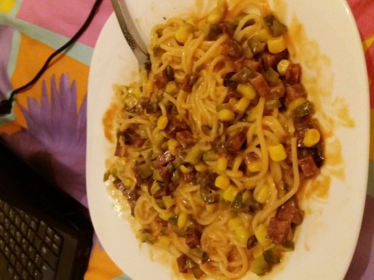 Спагети и още нещо