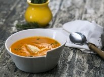 Супа от карфиол и печени чушки