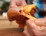 Пилешки галантин със сос „Къмбърленд“