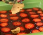 Брауни с ягоди и фъстъчено масло 5