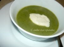 Зелена крем супа