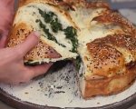 Диплен хляб със спанак и сирене 13