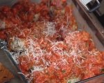 Кюфтета с моцарела в доматен сос 8