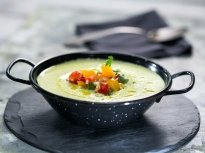 Студена крем супа от тиквички