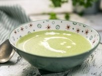 Крем супа от зелен фасул с пресен лук