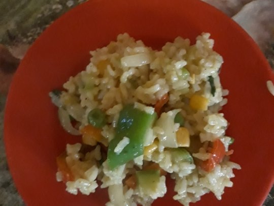 Ориз със зеленчуци и къри