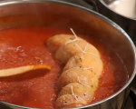 Пилешки руладини с доматен сос и ньоки  6