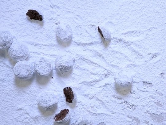 Какаови снежни топки 
