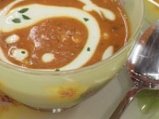 Крем супа с червени чушки