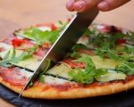 Пица със зеленчуци на грил 7
