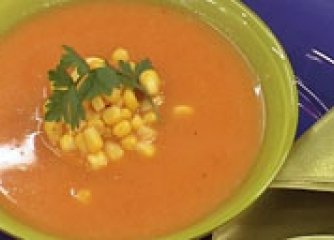 Лучена супа с царевица