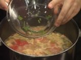 Супа от бамя с царевица и домати 3