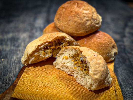 Постни питки с билки и растителен про...