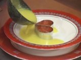 Супа от карфиол с пюре от червени чушки 4