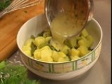 Салата от картофи със зелен фасул 4