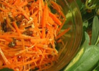 Салата от моркови и кимионова заливка