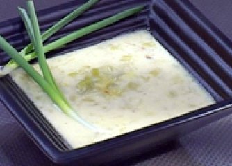 Супа от праз със сирене "Крема"
